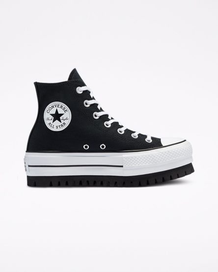 Topanky Na Platforme Converse Chuck Taylor All Star Trek Vysoke Damske Čierne | SK NP11EH8